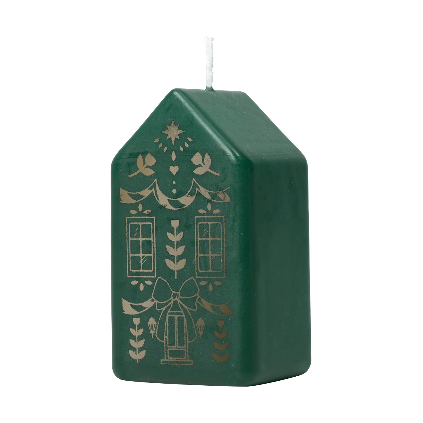 Casa blokklys, Dark Green-Gold Broste Copenhagen