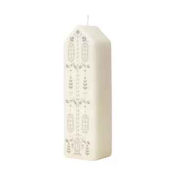 Casa kalenderlys - White-Silver - Broste Copenhagen