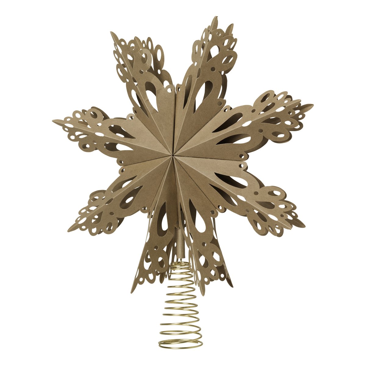 Broste Copenhagen Christmas star toppstjerne Natural brown