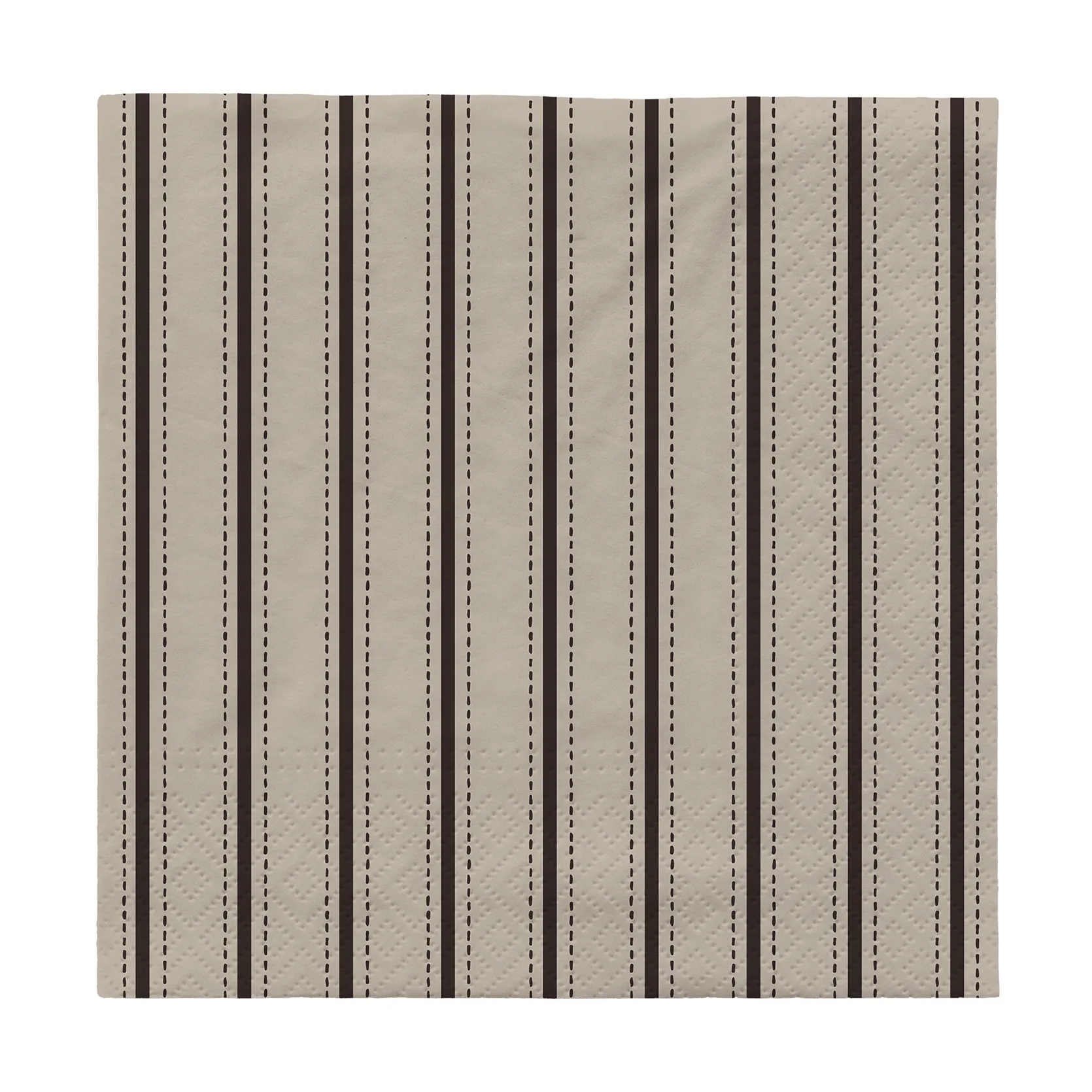 Dolly papirsservietter 33x33 cm 20-pk, Black-off white Broste Copenhagen