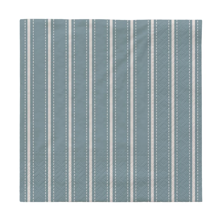 Dolly papirsservietter 33x33 cm 20-pk, Light blue-white Broste Copenhagen