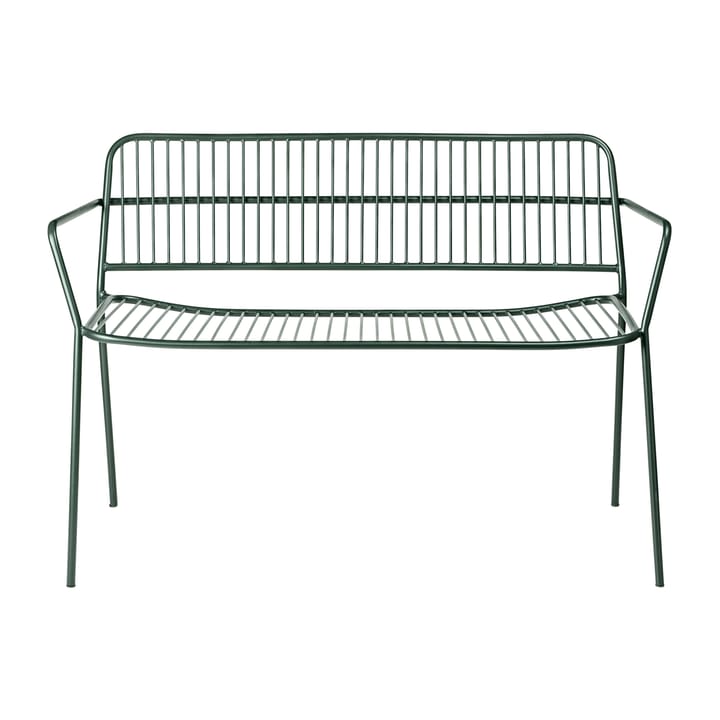 Eden benk med armlene, Forest green Broste Copenhagen