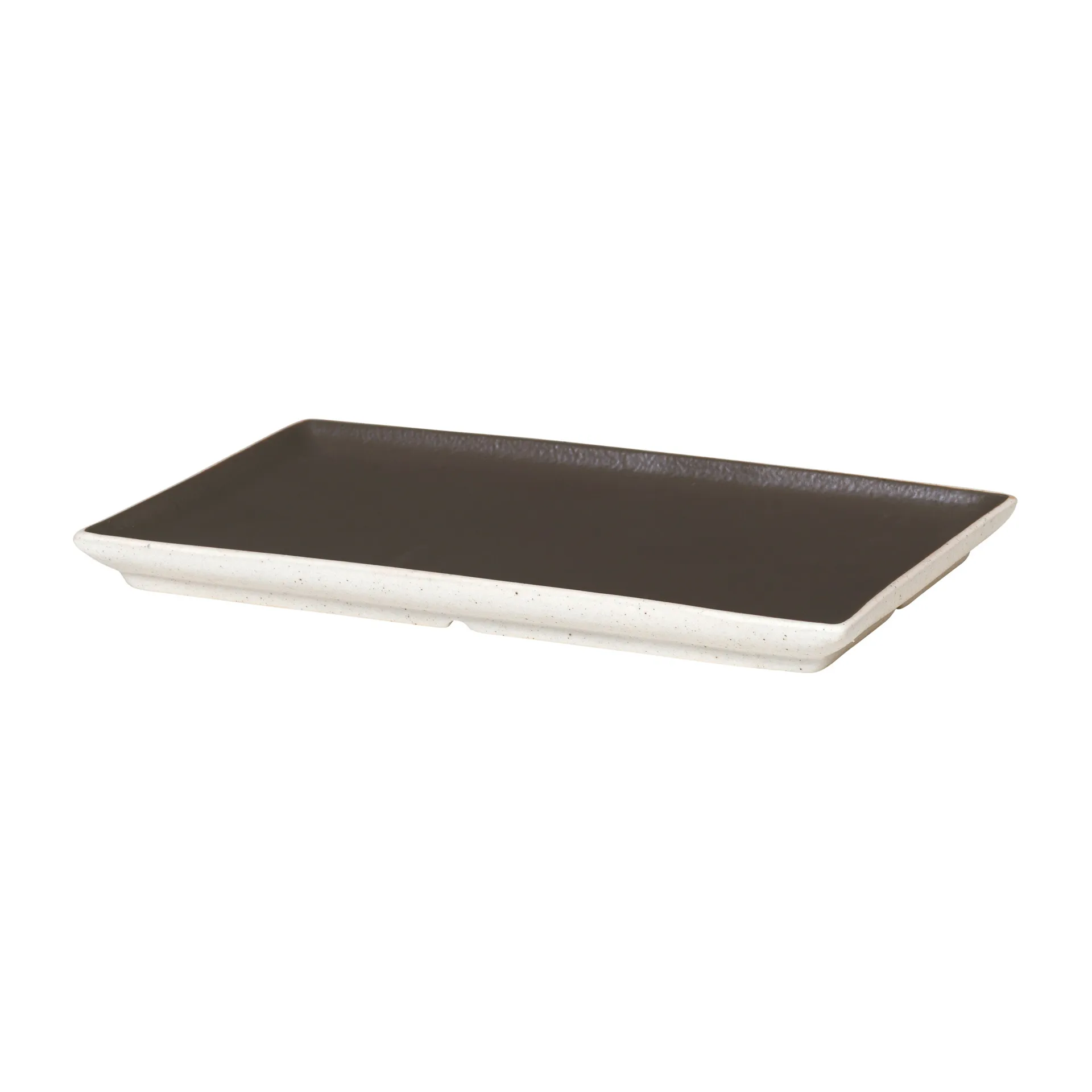 Eli tallerken 17,6x20 cm, Matte charcoal Broste Copenhagen
