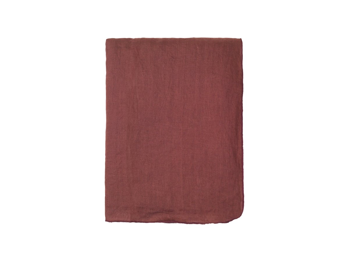 Broste Copenhagen - Gracie duk 160x300 cm aubergine