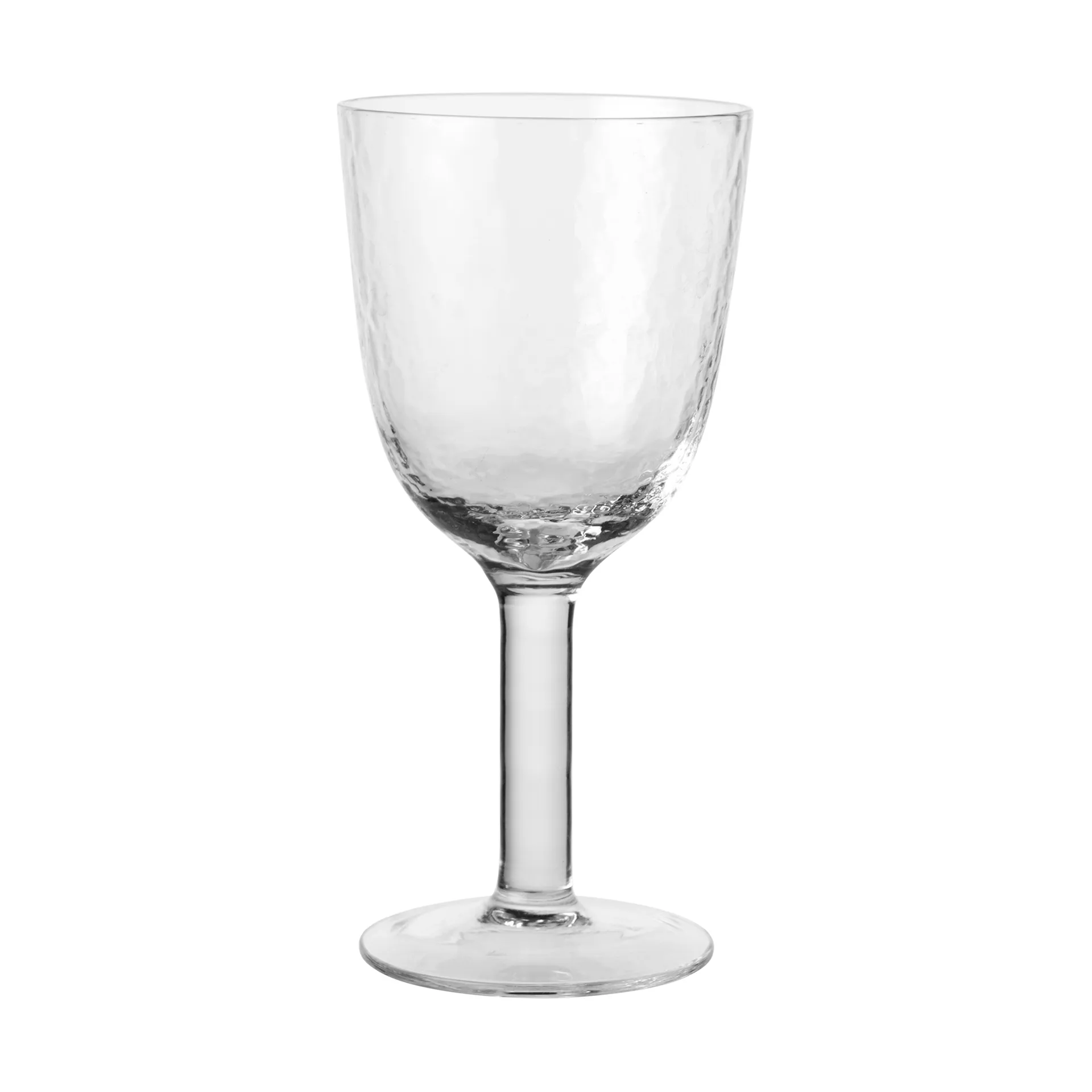 Hammered hvitvinsglass 30 cl, Klar Broste Copenhagen