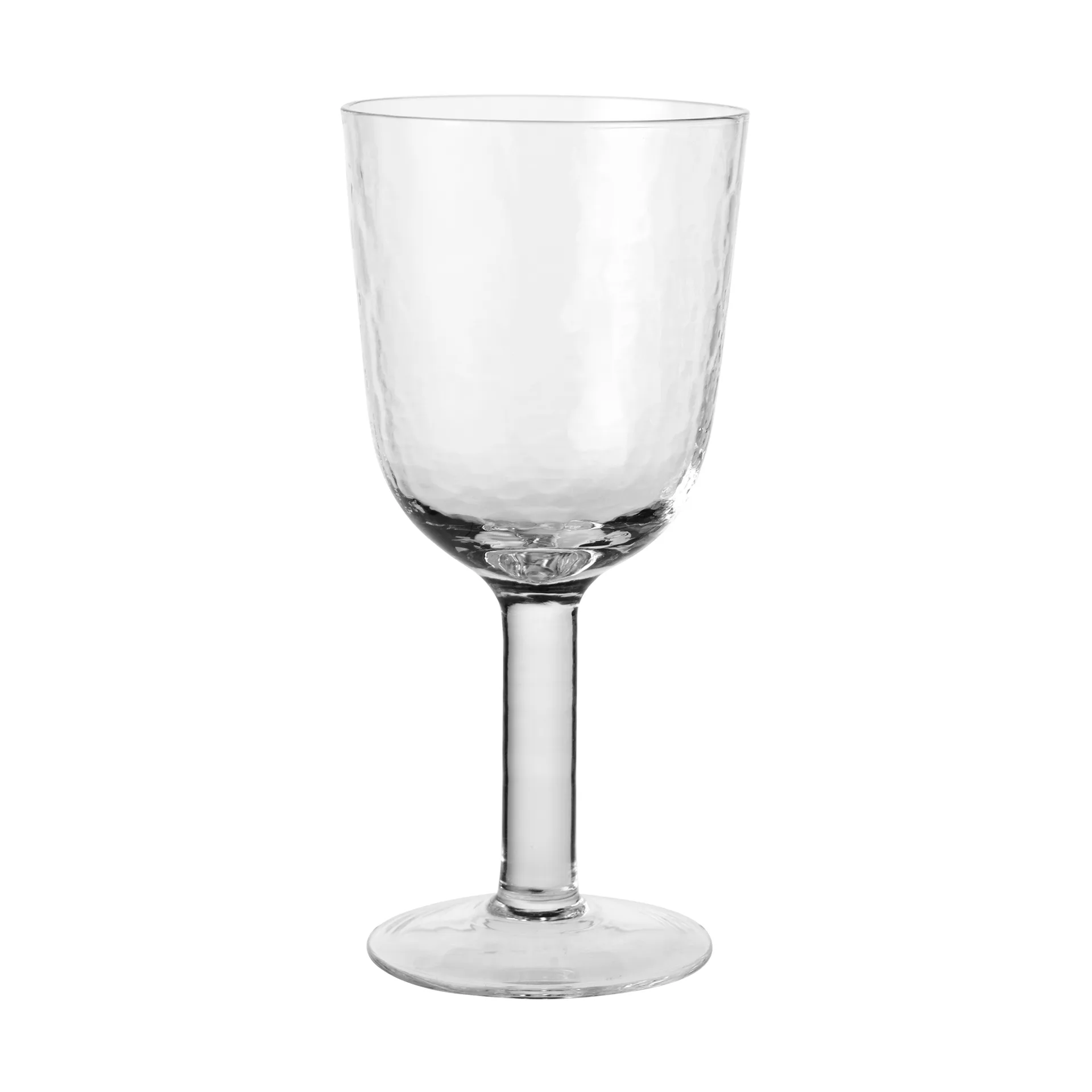 Hammered rødvinsglass 40 cl, Klar Broste Copenhagen