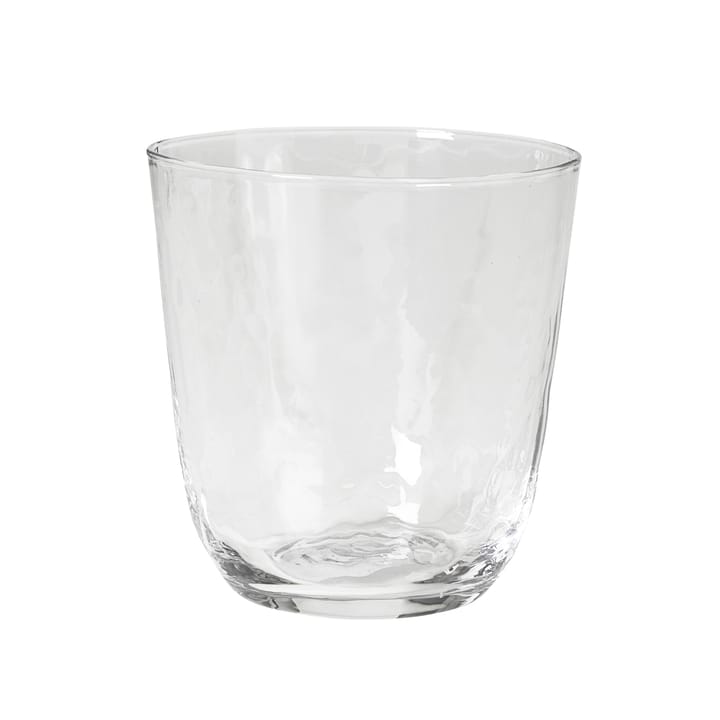 Hammered vannglass 33,5 cl - Klar - Broste Copenhagen