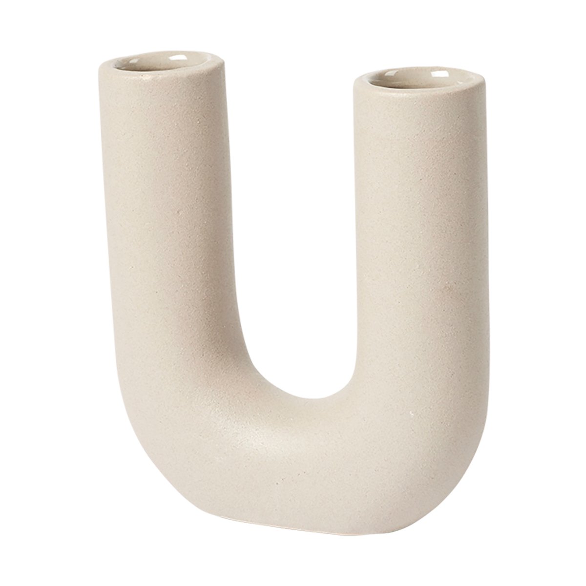 Broste Copenhagen Hector vase U Ø16 cm Dove grey