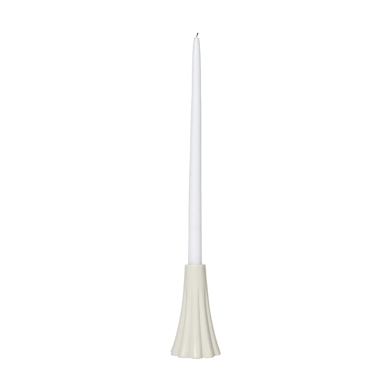 Broste Copenhagen Heli lysestake 14 cm Cream