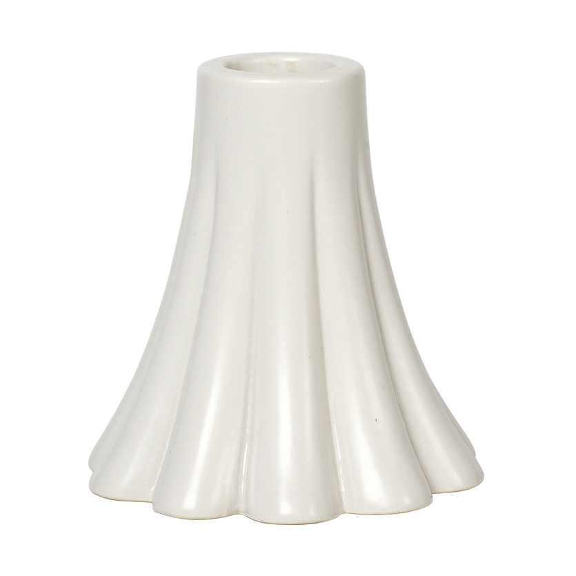 Broste Copenhagen Heli lysestake 8 cm Cream