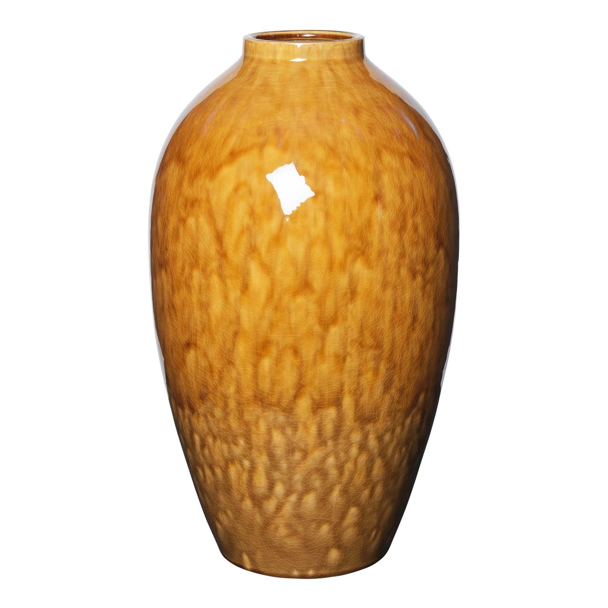 Broste Copenhagen Ingrid keramikvase 40 cm Apple cinnamon