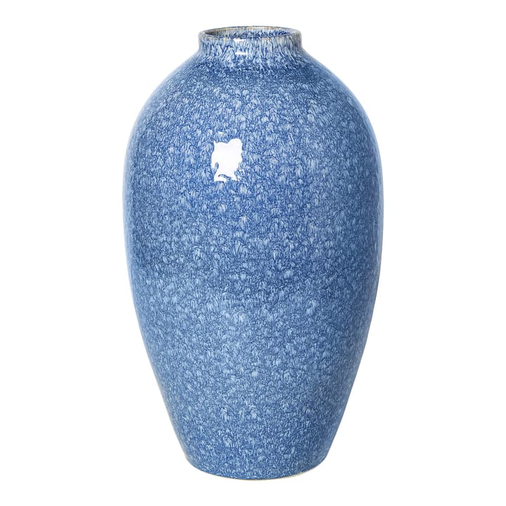 Ingrid keramikvase 40 cm, Insignia blue-white Broste Copenhagen