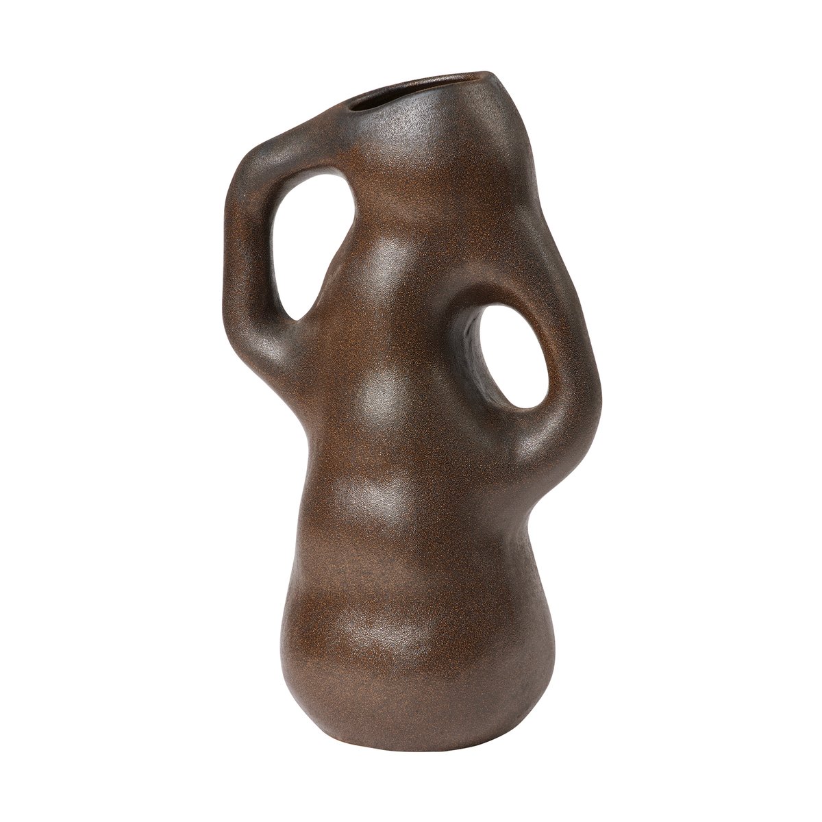 Broste Copenhagen Isolde vase 35 cm Antique brown