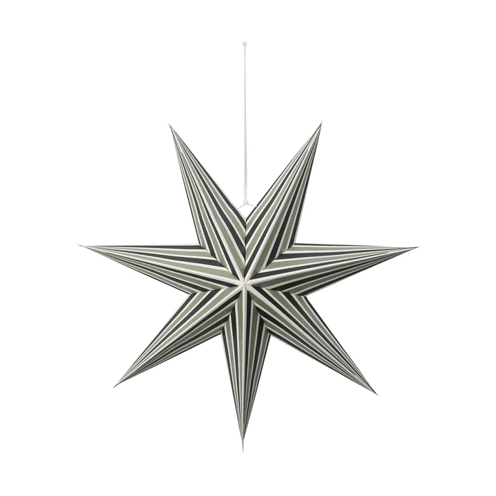 Joy adventsstjerne - Deep Forest-Light Sage, L - Broste Copenhagen
