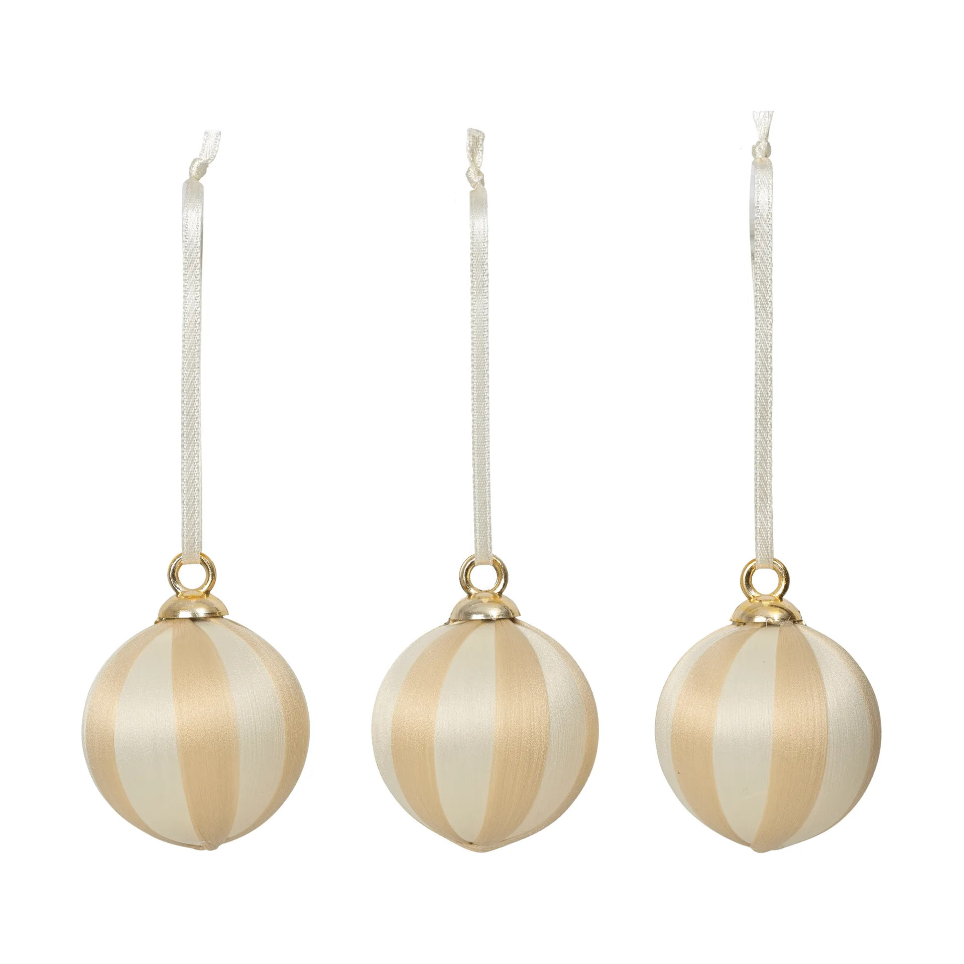Broste Copenhagen Joy julekule Off White-Beige
