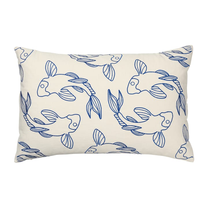 Koi putetrekk 40 x 60 cm, Intense blue Broste Copenhagen
