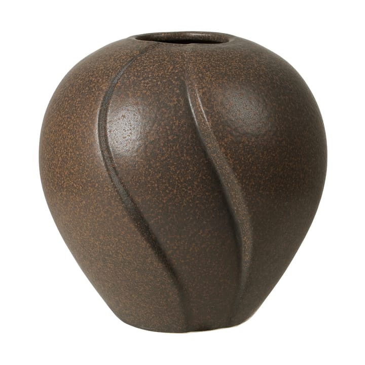 Leda vase Ø25x25 cm, Antique brown Broste Copenhagen