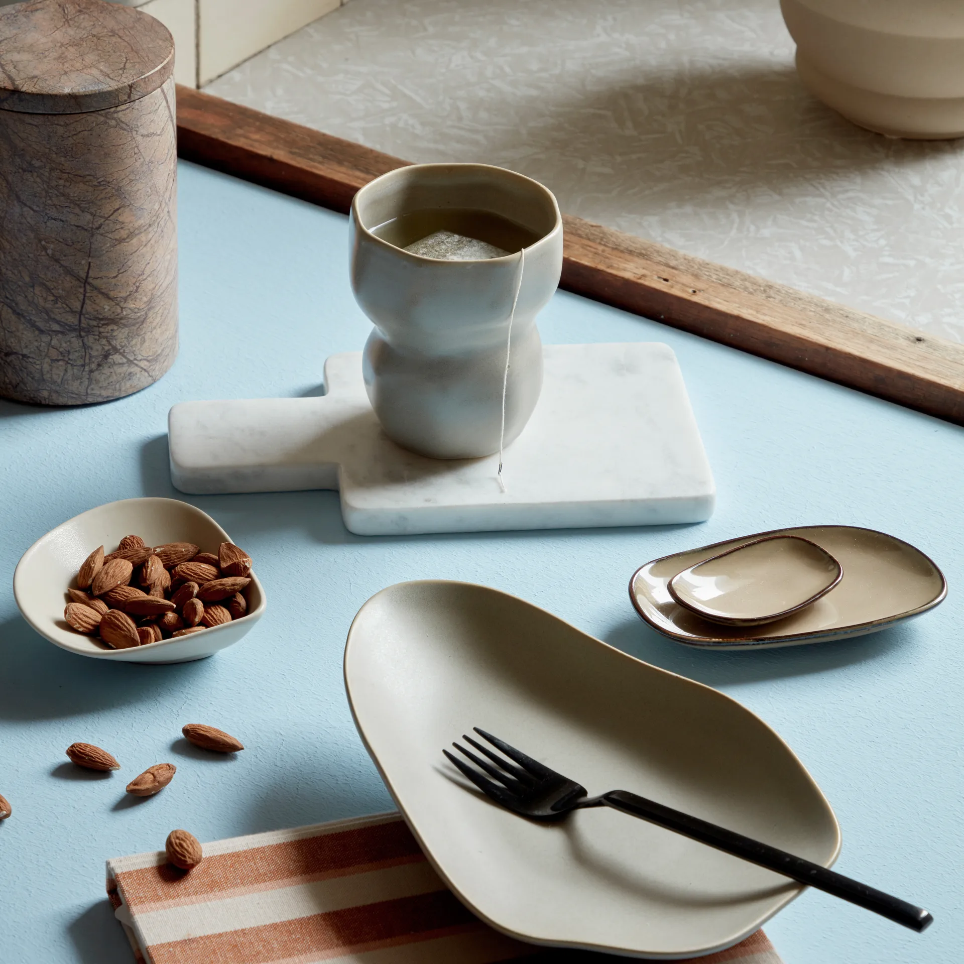 Limfjord kopp 35 cl, Soft brown Broste Copenhagen