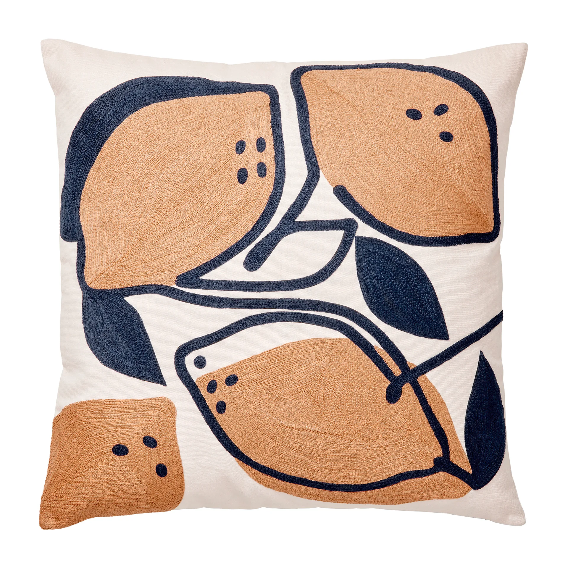 Limone putetrekk 50 x 50 cm, Peach pink Broste Copenhagen