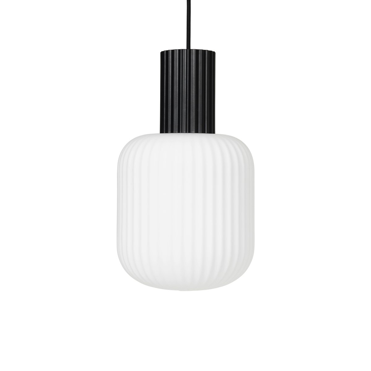 Broste Copenhagen Lolly pendel Svart-hvit-Ø20 cm