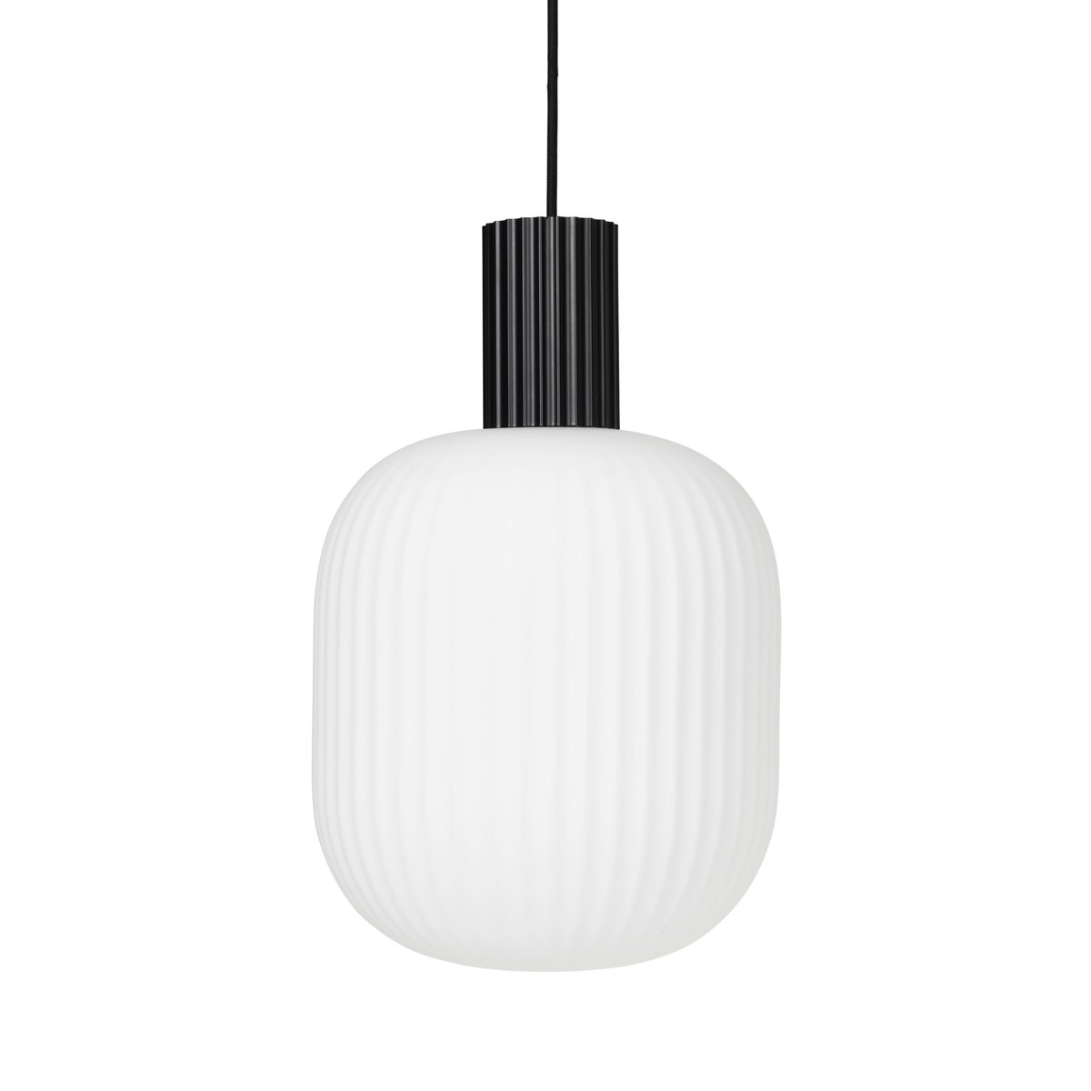 Broste Copenhagen Lolly pendel Svart-hvit-Ø27 cm