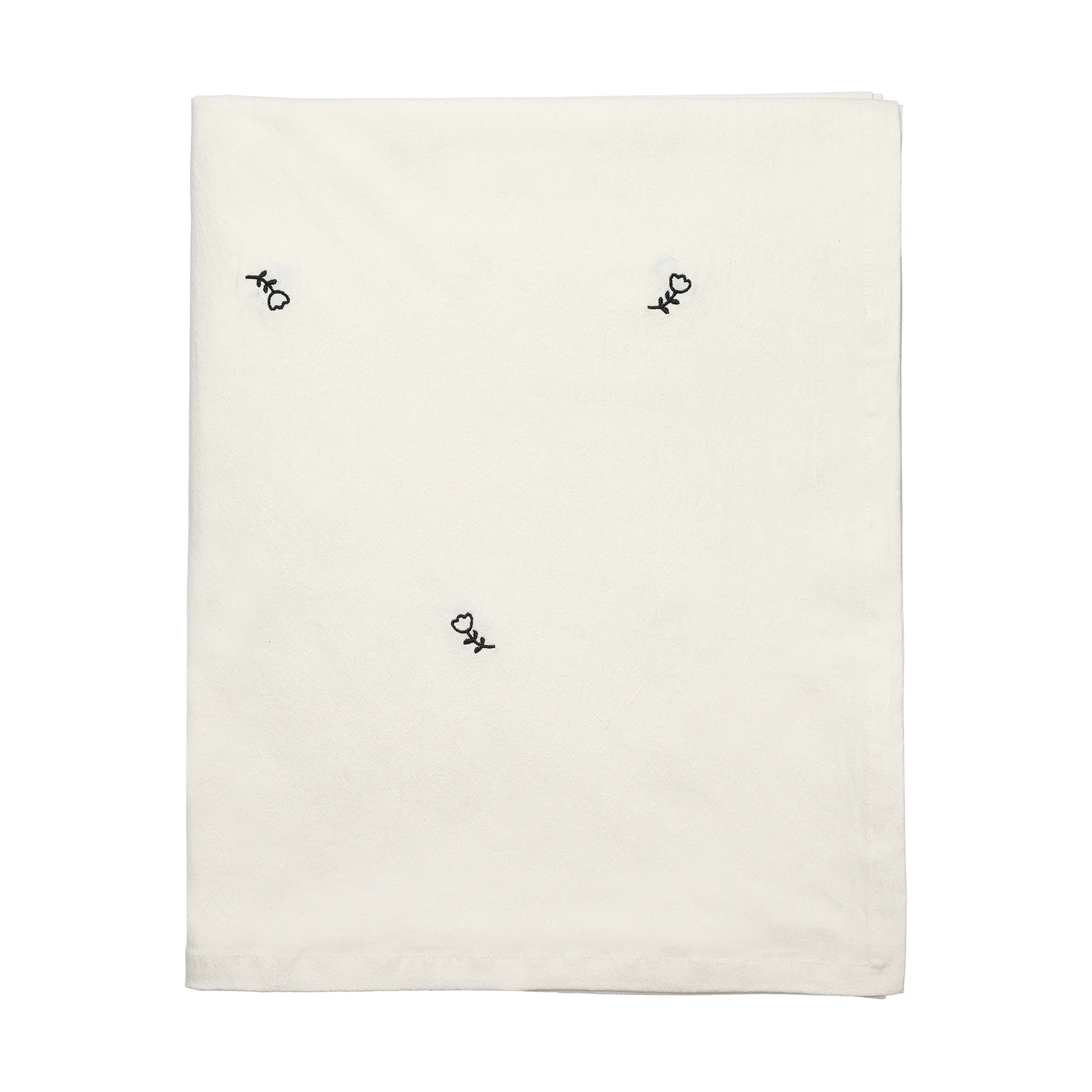 Mai duk, 160x200 cm, black-off white Broste Copenhagen