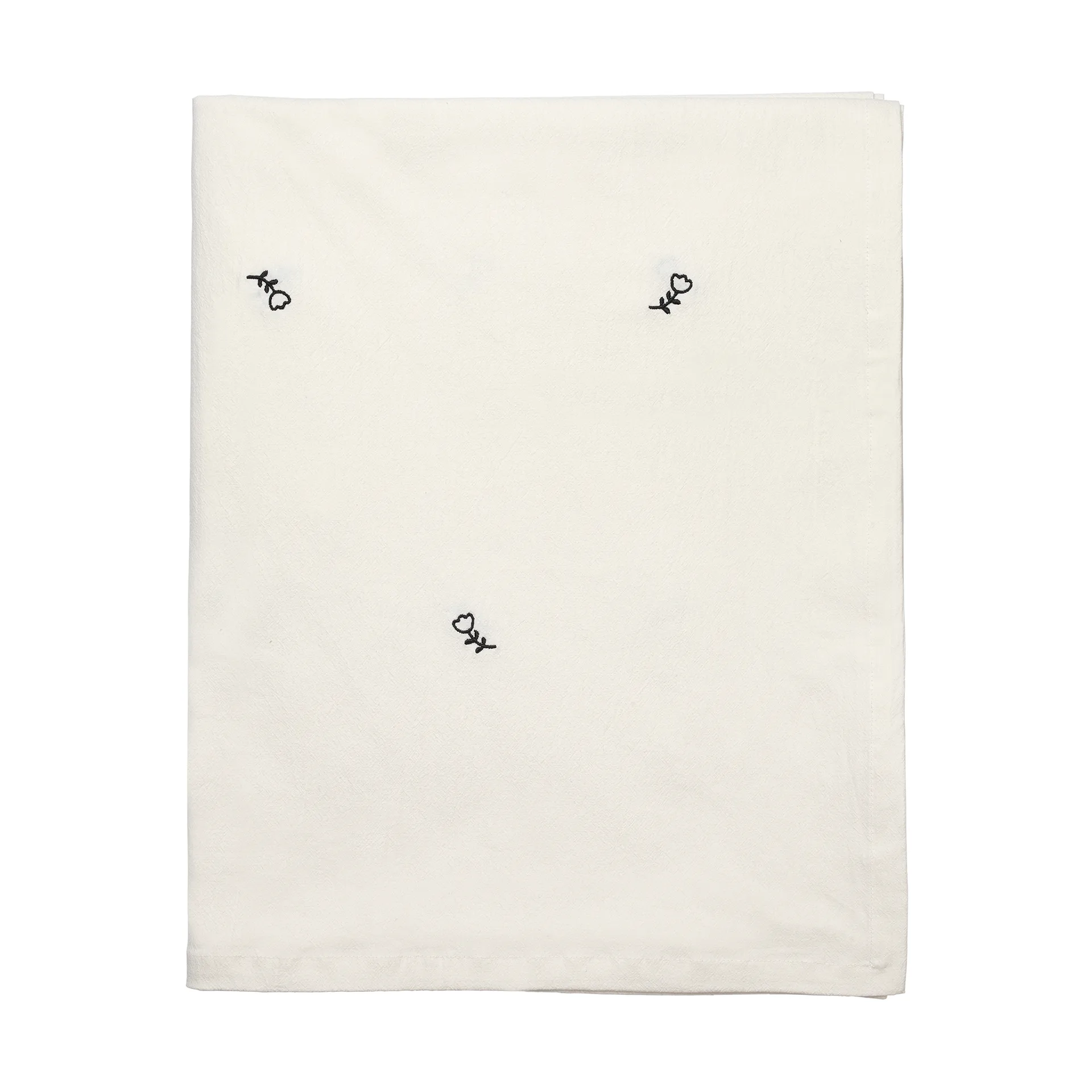 Mai duk, 160x300 cm, black-off white Broste Copenhagen