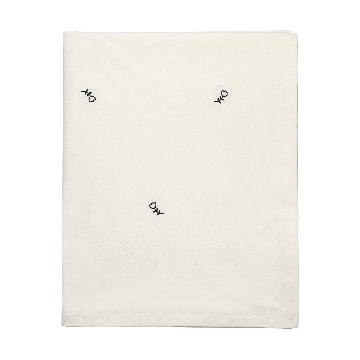 Broste Copenhagen Mai duk 160x300 cm, black-off white