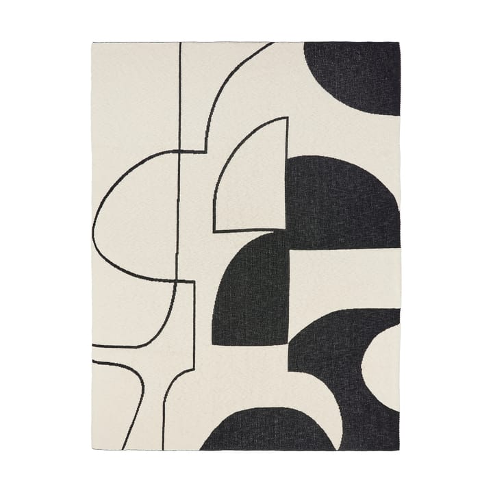 Maren pledd 130x180 cm - Black-off white - Broste Copenhagen