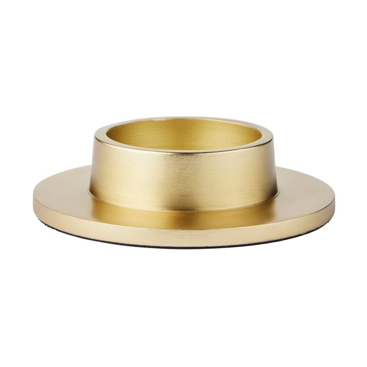 Maro lysestake for blokklys - Brass Finish, 4 cm - Broste Copenhagen
