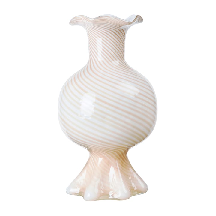 Mella vase 30 cm, Taupe sand-off white Broste Copenhagen