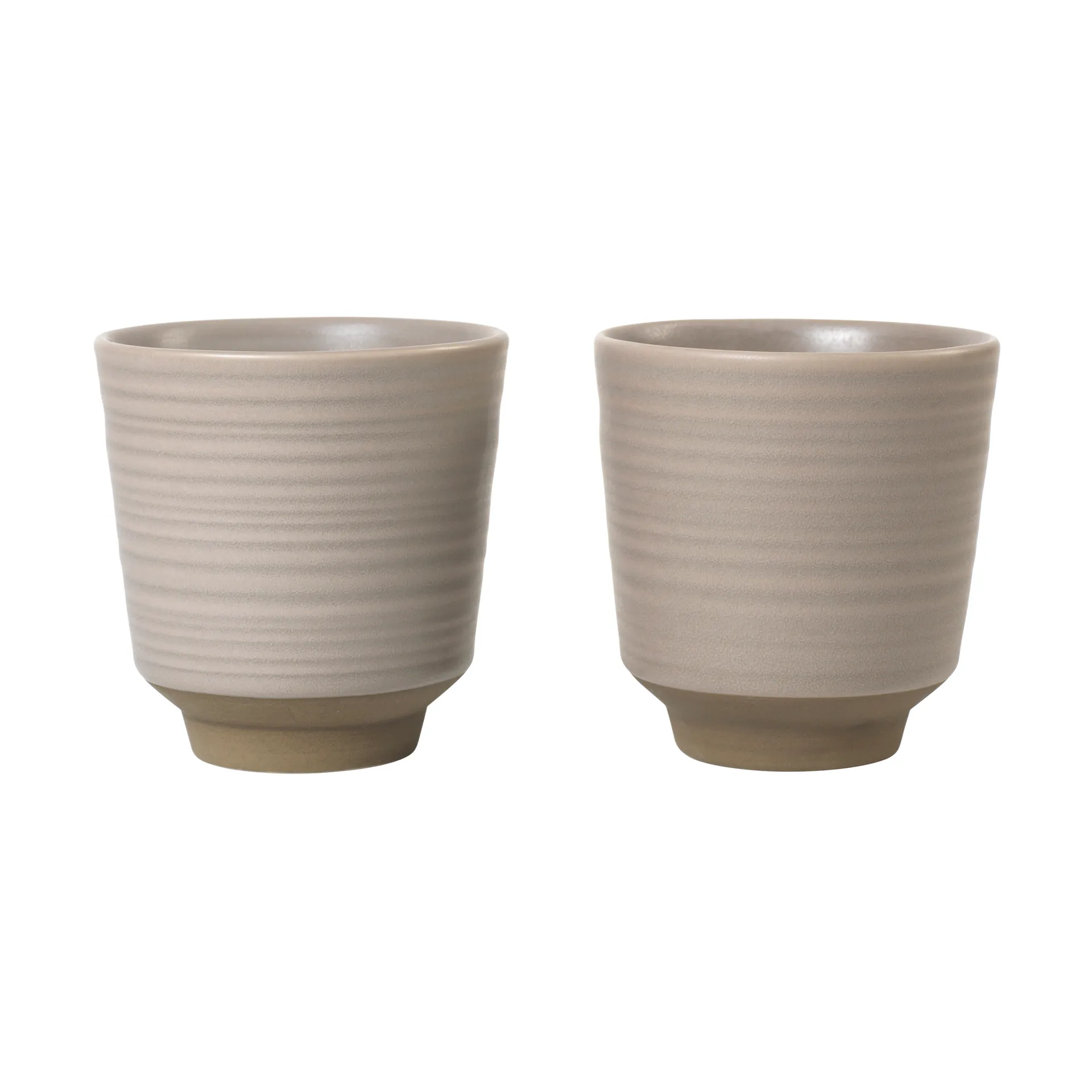Miko kopp 15 cl 2-pk, Warm grey Broste Copenhagen