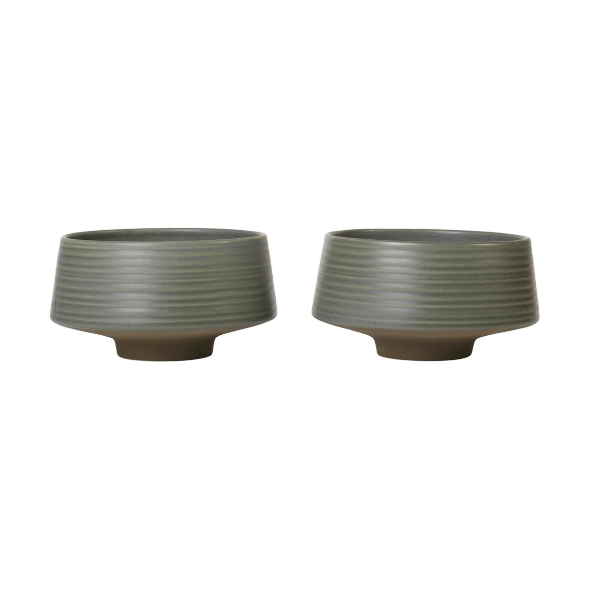 Broste Miko skål 2-pakning, dark green