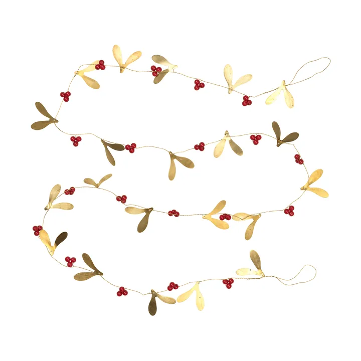 Misteltein girlander - Deep Red - Broste Copenhagen