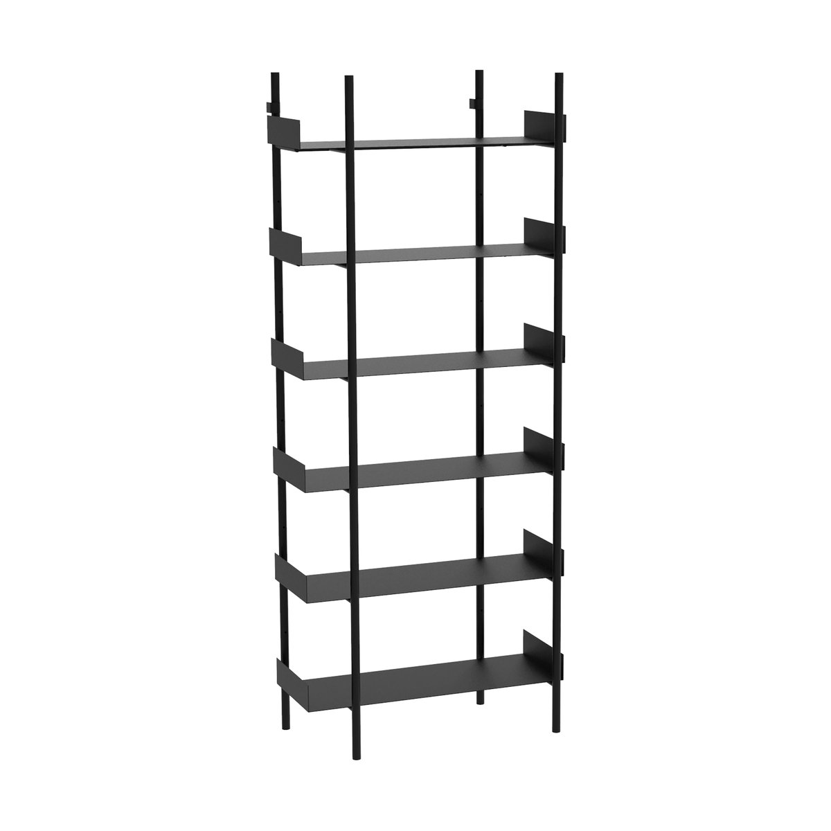 Broste Copenhagen Nobuko bokhylle 6 hylleplan Black