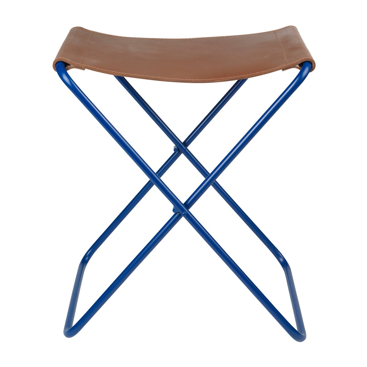 Broste Copenhagen Nola krakk lær Intense blue
