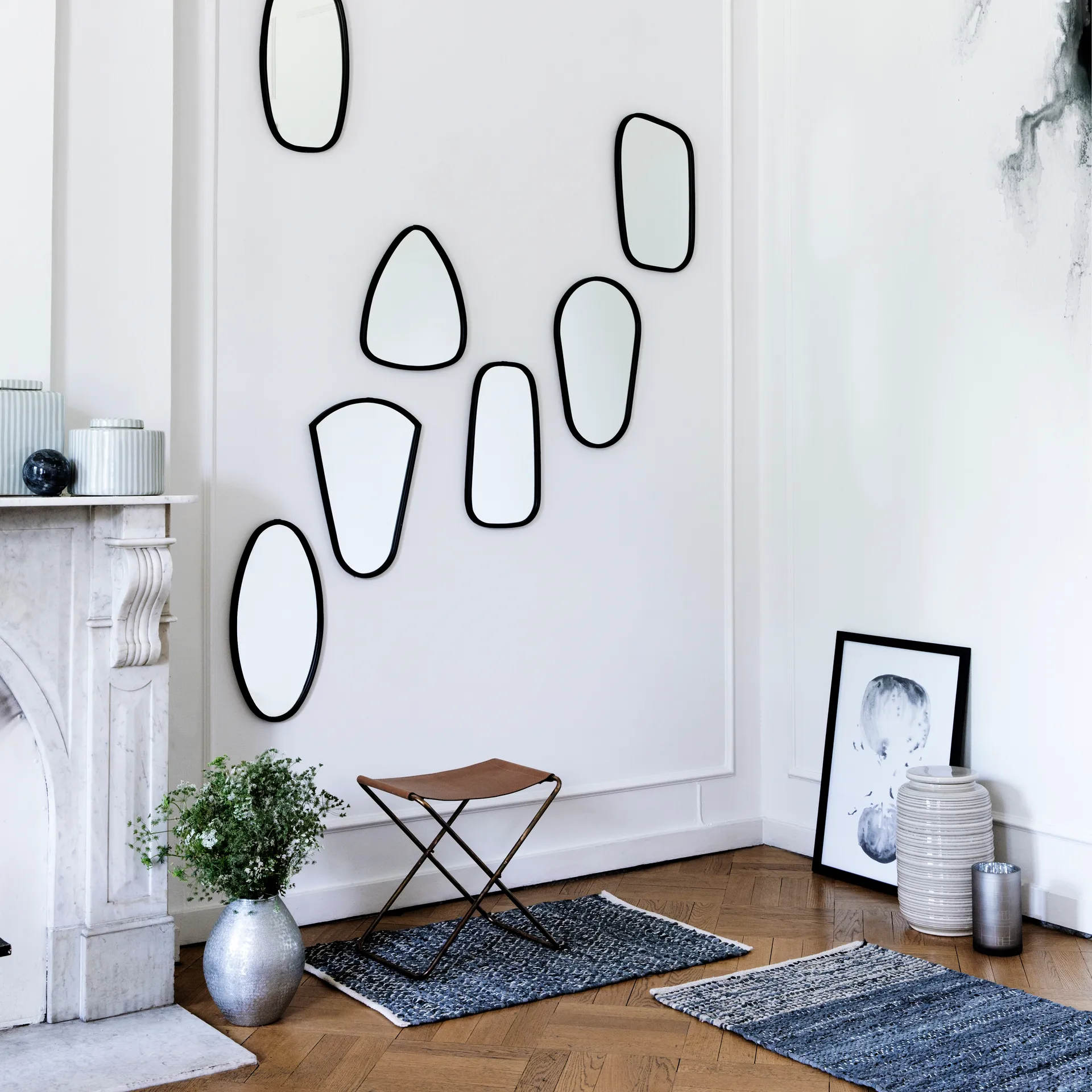 Nola krakk lær, liten, 45 cm Broste Copenhagen