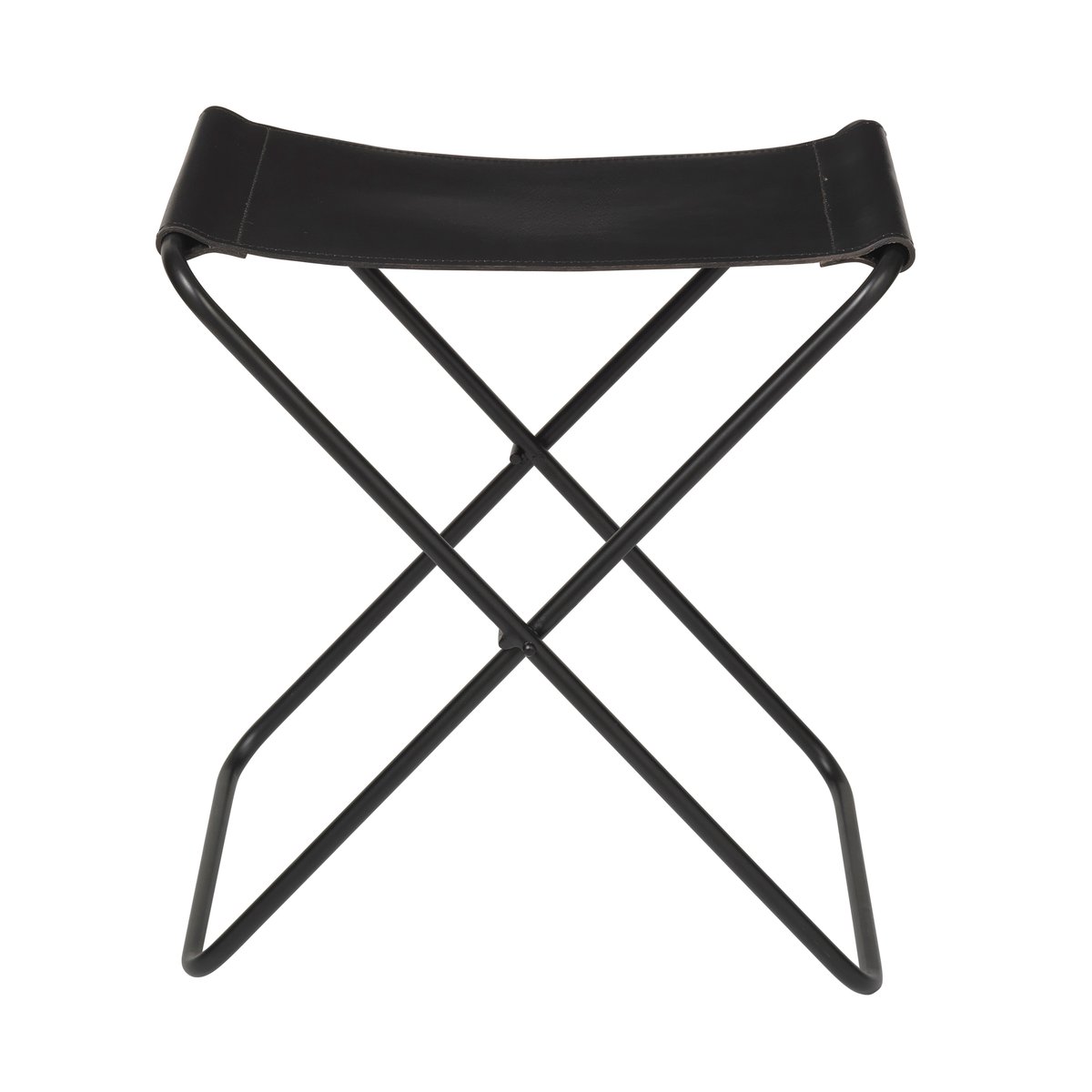 Broste Copenhagen Nola krakk lær Svart, 45 cm