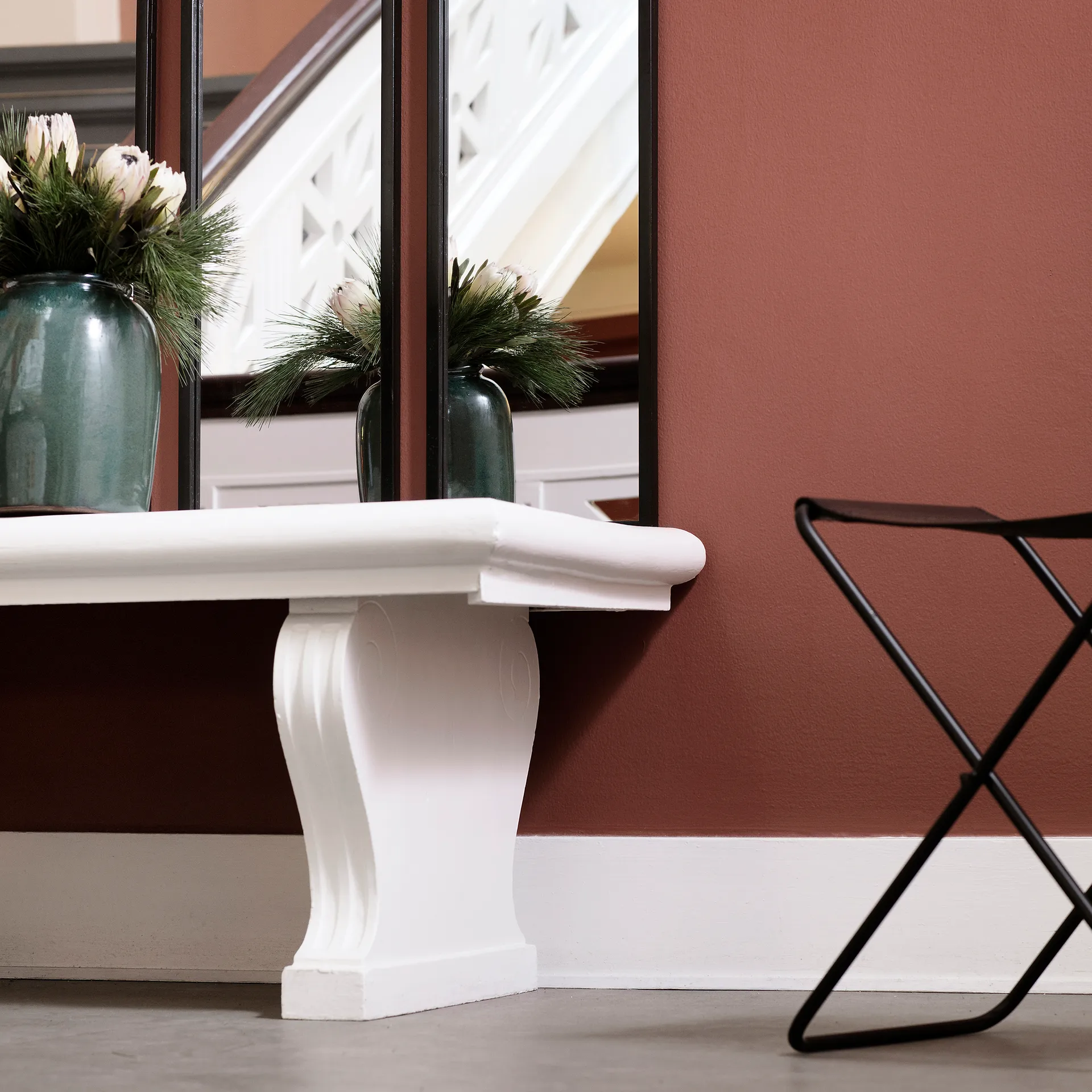 Nola krakk lær, Svart, 45 cm Broste Copenhagen