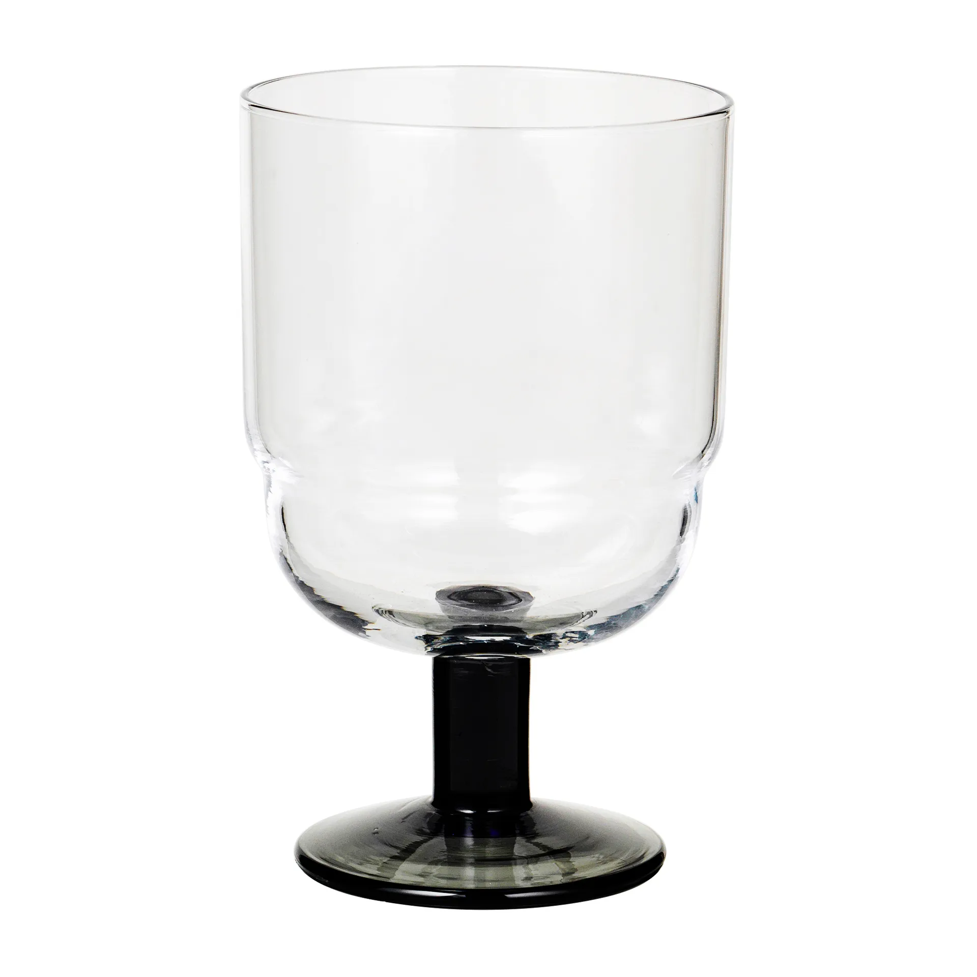 Nordic Bistro rødvinsglass 25 cl, Clear-smoke stem Broste Copenhagen