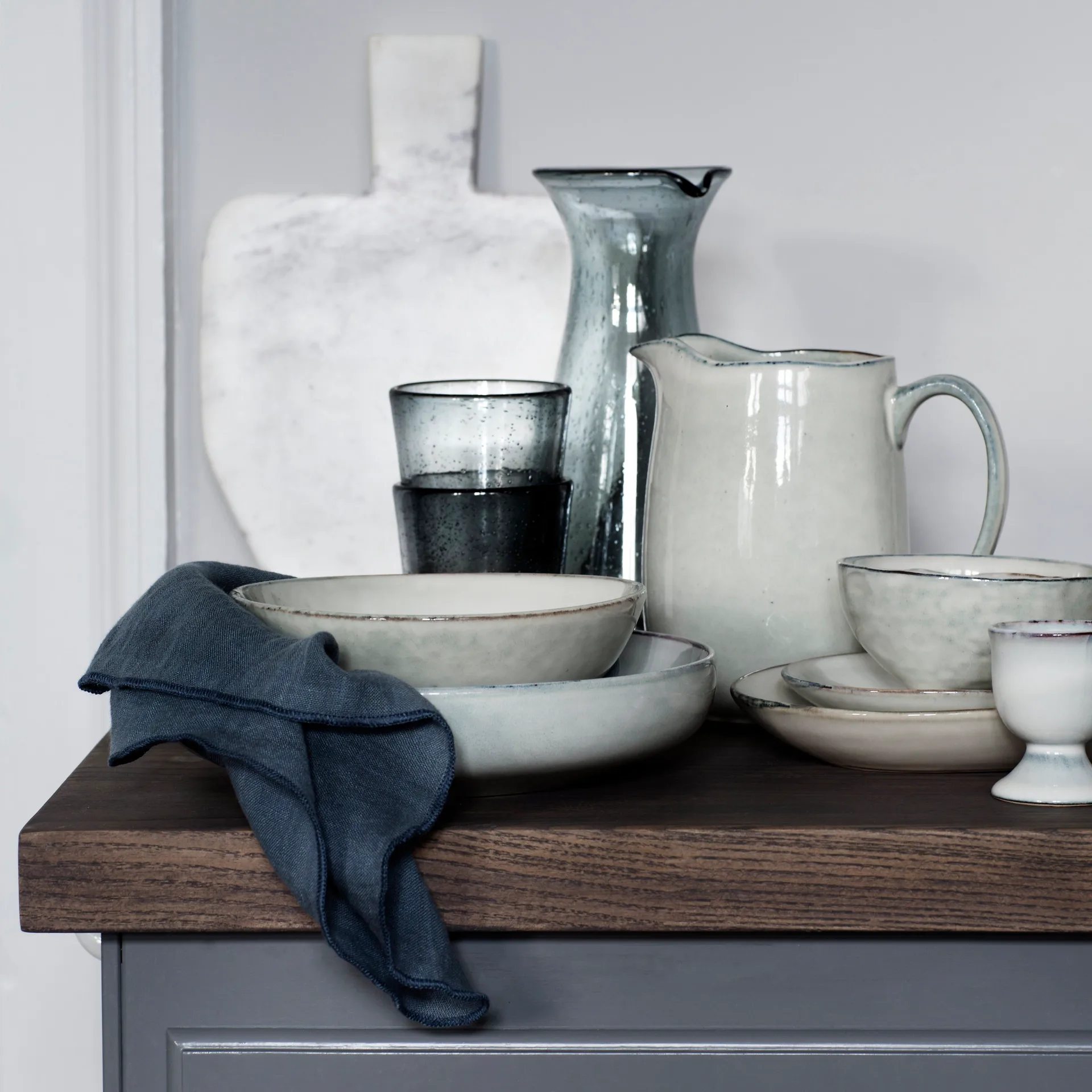 Nordic Sand melkemugge, 16 cm Broste Copenhagen