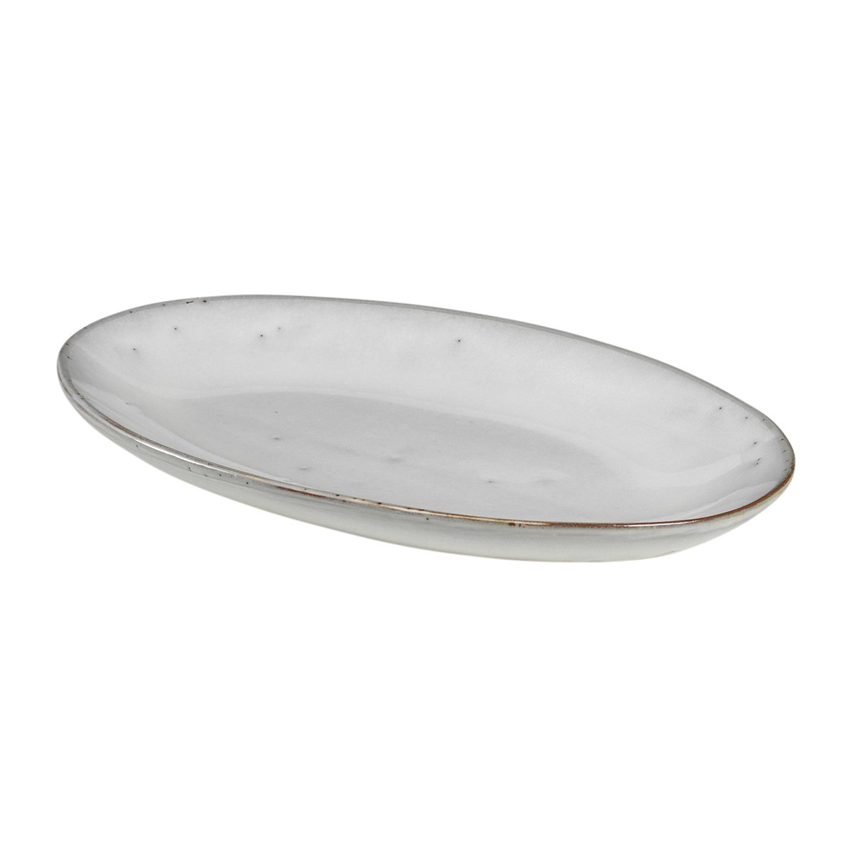 Broste Copenhagen - Nordic Sand fat ovalt s 13,6 cm