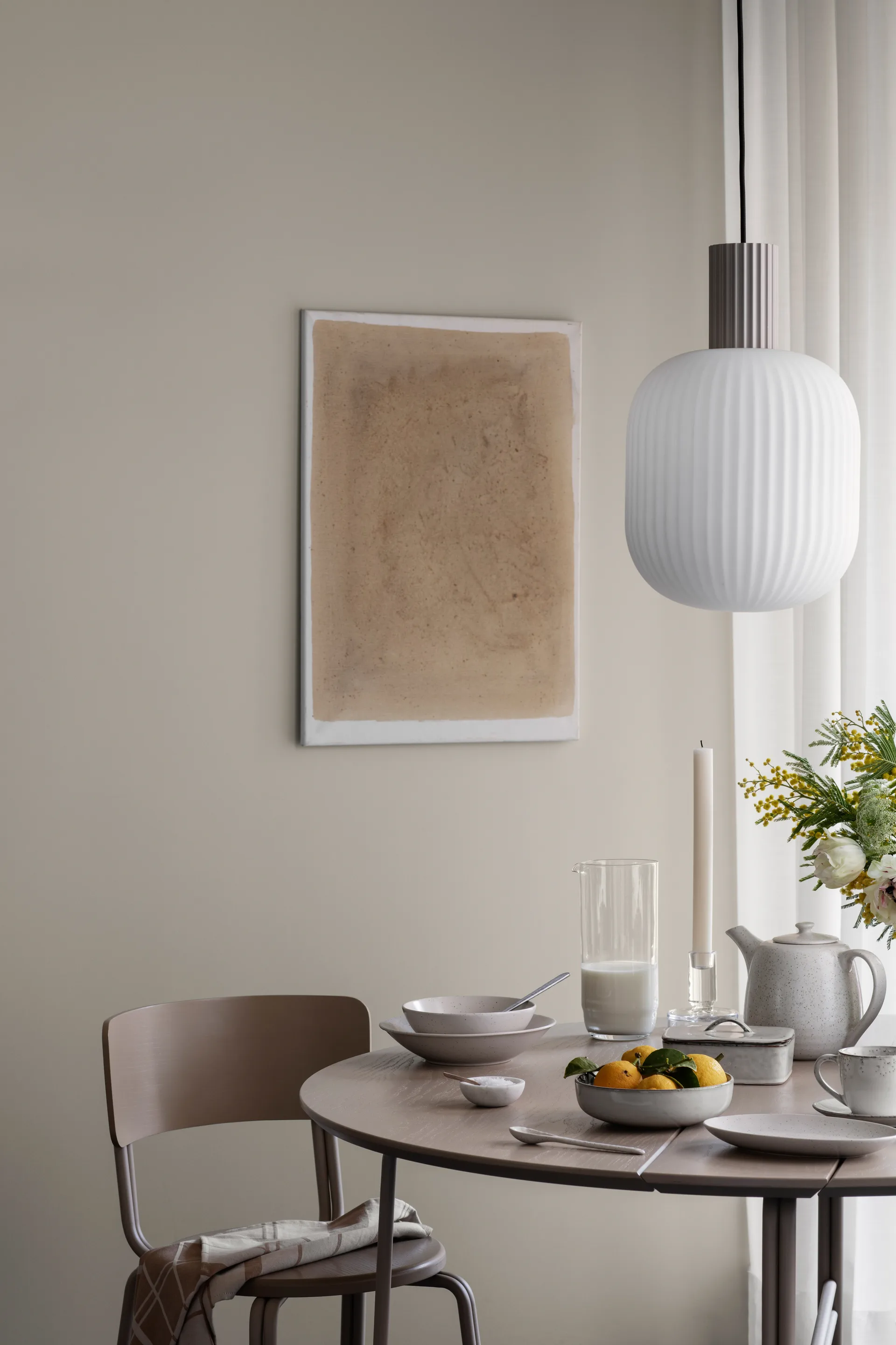Nordic Sand pastatallerken Ø22,5 cm 8-pakning,  Broste Copenhagen