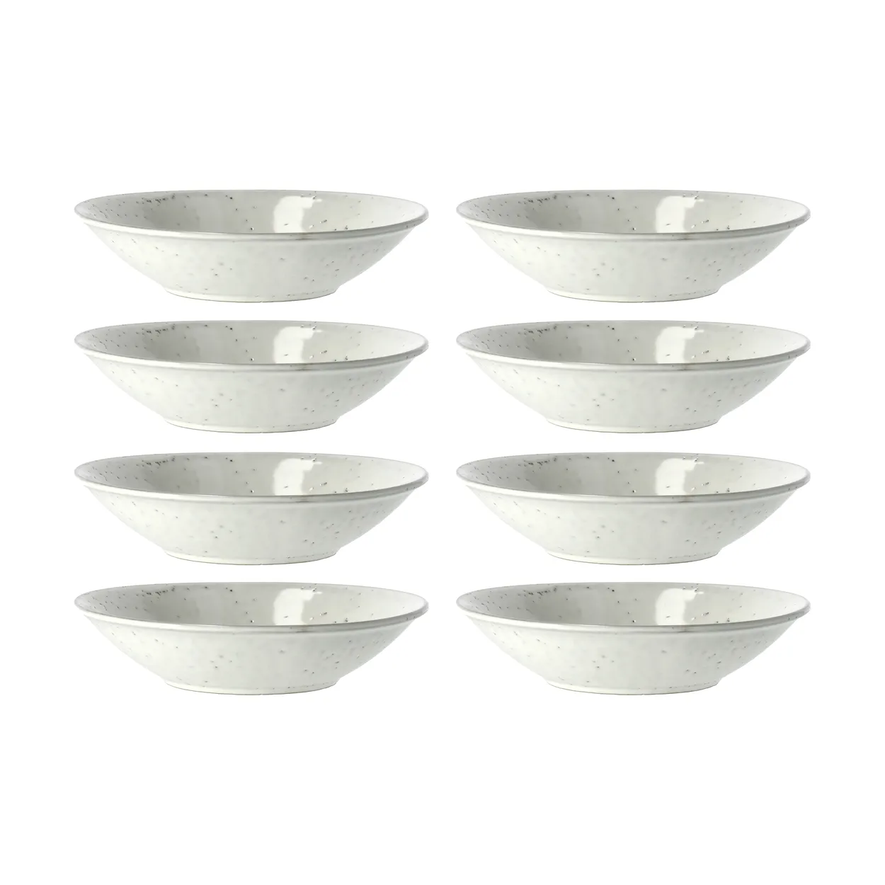 Broste Copenhagen Nordic Sand pastatallerken Ø22,5 cm 8-pakning Ø 22,5 cm
