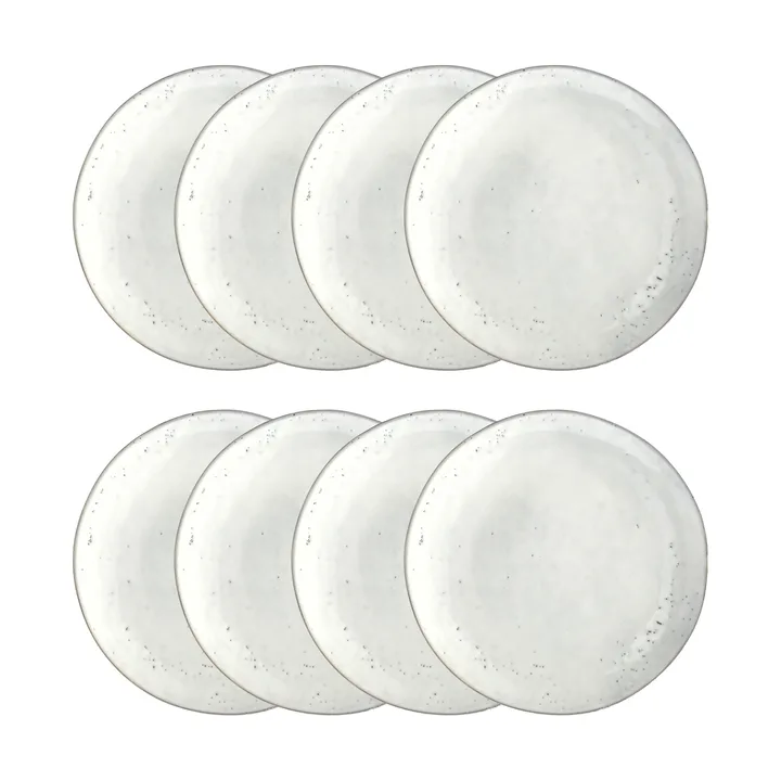 Nordic Sand tallerken Ø26 cm 8-pakning - Broste Copenhagen