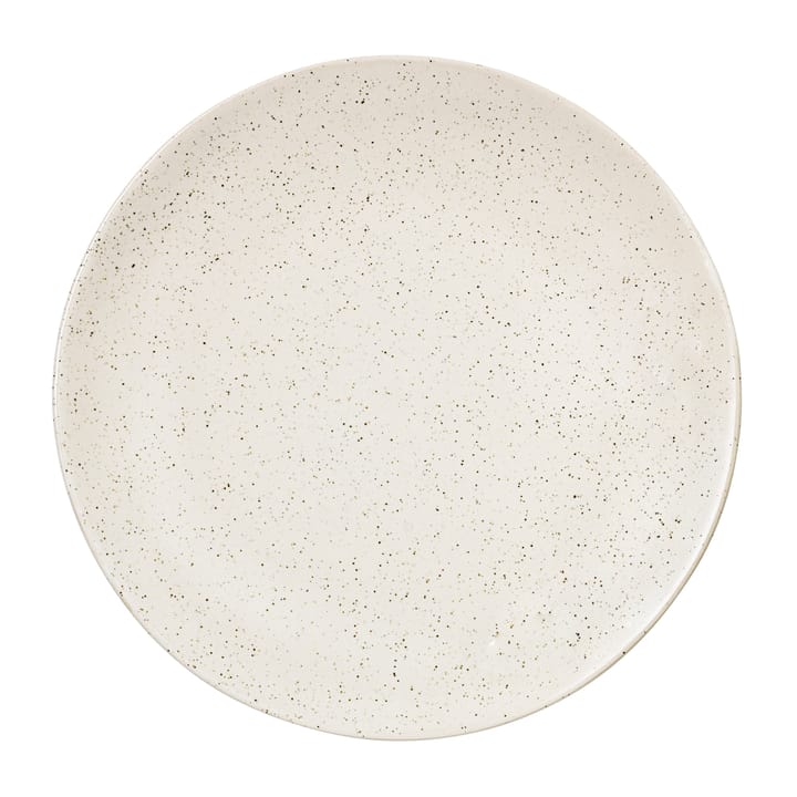 Nordic Vanilla mattallerken Ø 26 cm, Cream with grains Broste Copenhagen