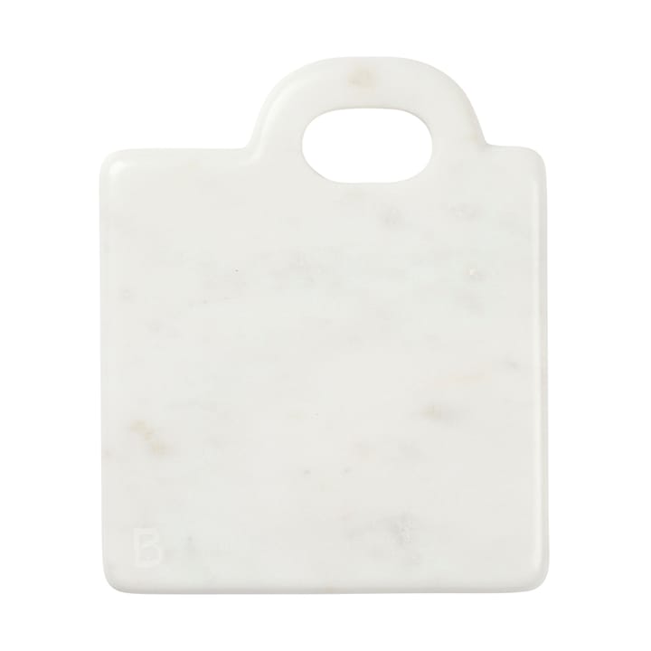 Olina skjærefjøl 14x17 cm, White marble Broste Copenhagen