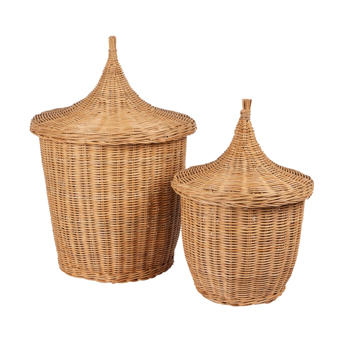 Broste Copenhagen Pallas kurv 2 deler Natural-brown