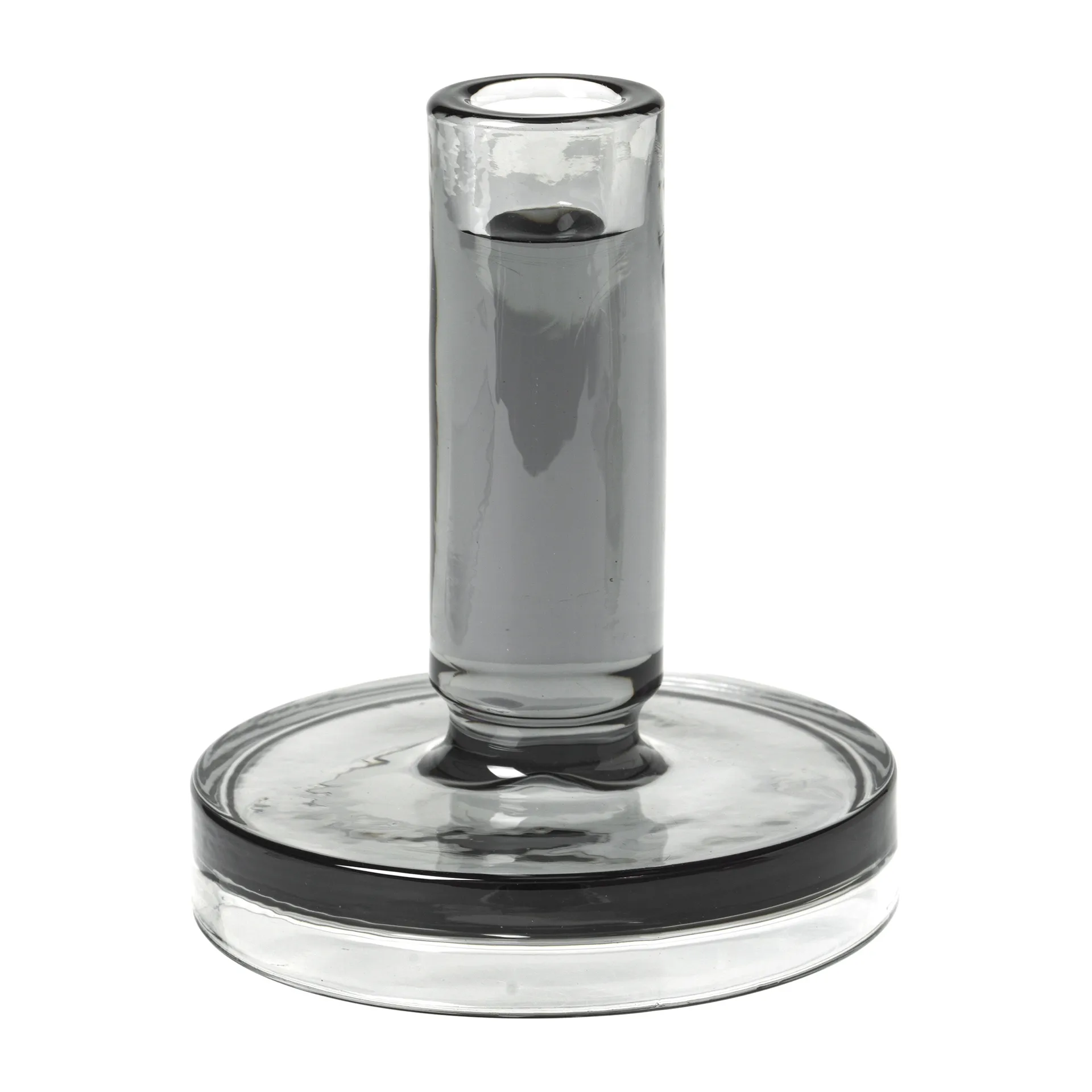 Petra lysestake smoked pearl dark grey, 14 cm Broste Copenhagen