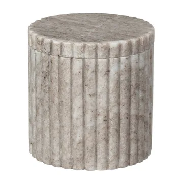 Platon oppbevaringsboks med lokk Ø 10 cm - Light brown - Broste Copenhagen